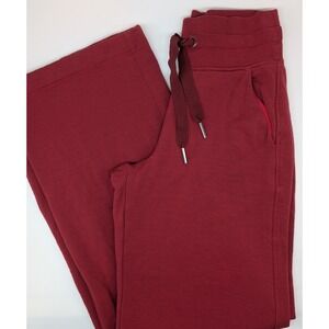 Athleta Balance Printed Pant Women's Size XXS Red Cropped Wide Leg Drawstring